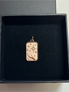 New Hillberg & Berk rose gold pendant. Stamped 925.